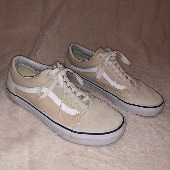 tan old skool vans womens